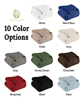 Superior Diamond Pattern All Season Woven Cotton Blanket