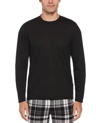Perry Ellis Portfolio Men's Solid Long-Sleeve Pajama T-Shirt