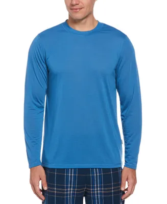 Perry Ellis Portfolio Men's Solid Long-Sleeve Pajama T-Shirt