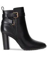 Lauren Ralph Women's Madisyn Buckled Dress Booties