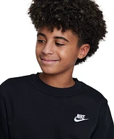 Nike Big Kids Sportswear Club Fleece Classic-Fit Sweatshirt