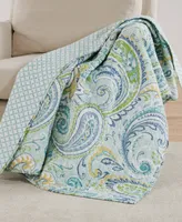 Levtex Cortona Paisley Reversible Quilted Throw, 50" x 60"