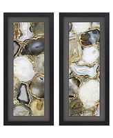 Agate Framed Art, Set of 2