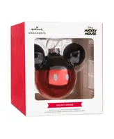 Hallmark Christmas Ornament Disney Mickey Mouse Icon Blown Glass - Multi