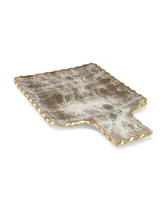 Gold-Tone Brushed Tray, Large