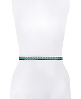 Frye Women's 20mm Beaded Leather Belt