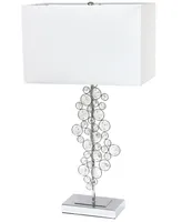 Lalia Home Lumiluxxe 26.25" Tall Crystal Glitz And Table Lamp