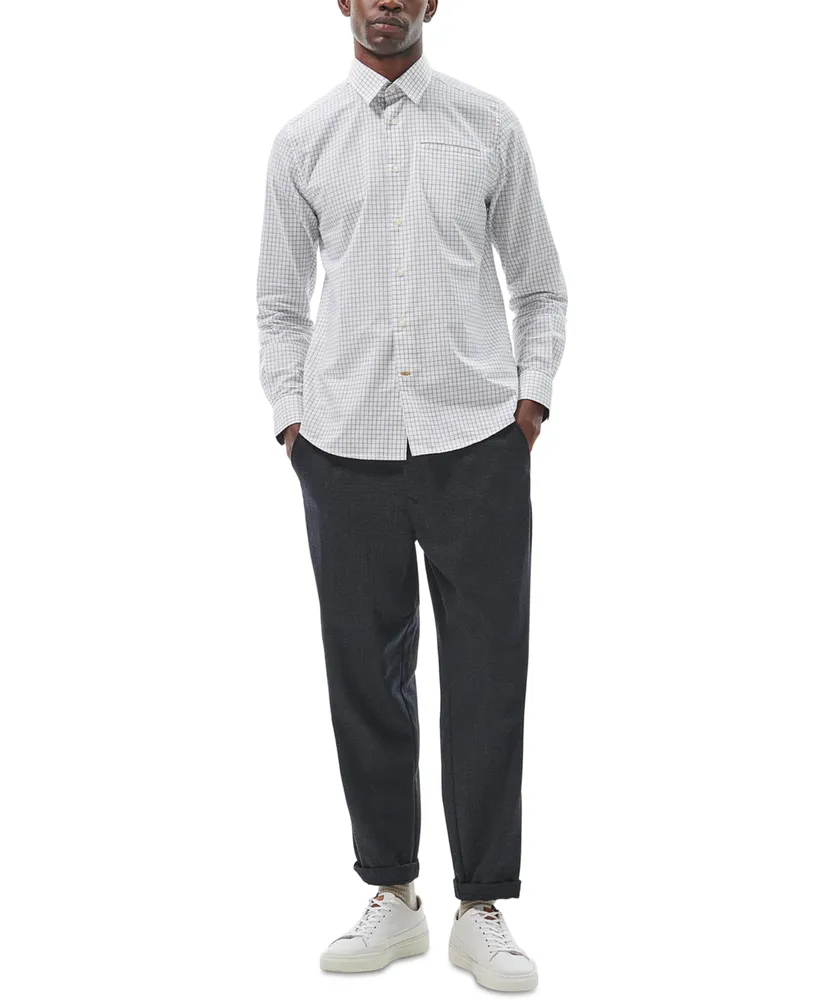 Barbour Men's Bathill Tailored-Fit Check Button-Down Shirt