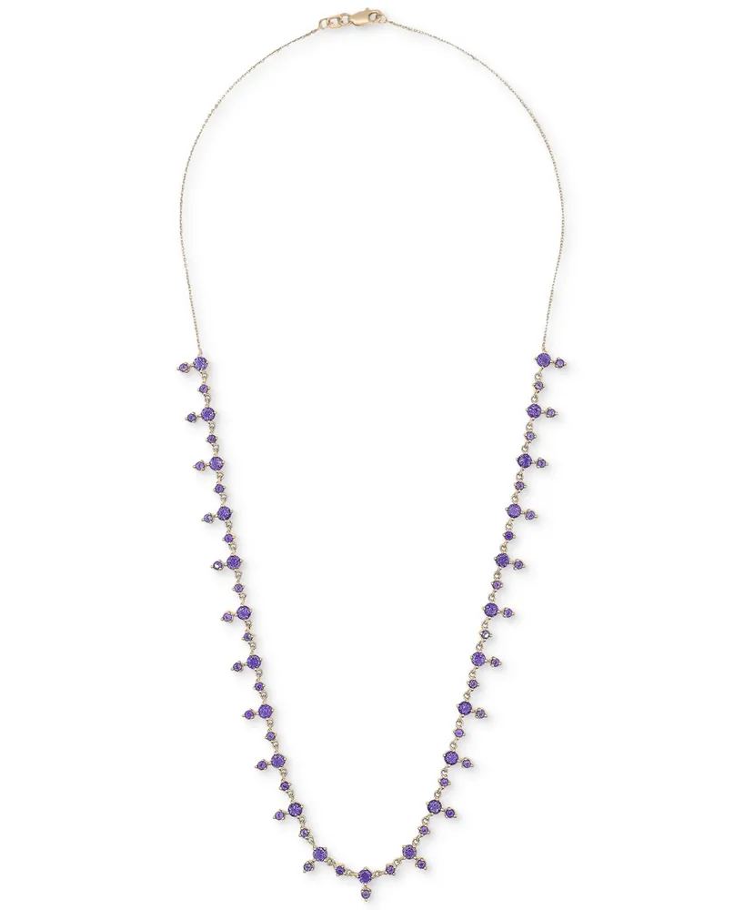 Amethyst 17" Collar Necklace (4-1/2 ct. tw.) in 14k Gold