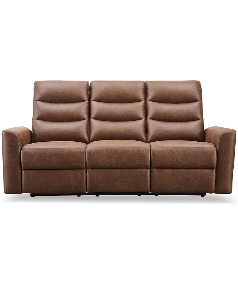 Bentley 70.5" Polyester Manual Reclining Sofa