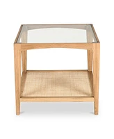 Harrington 22" Oak Square Side Table
