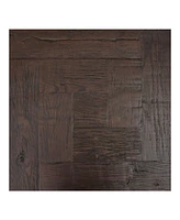 Evander 22" Oak Square Side Table