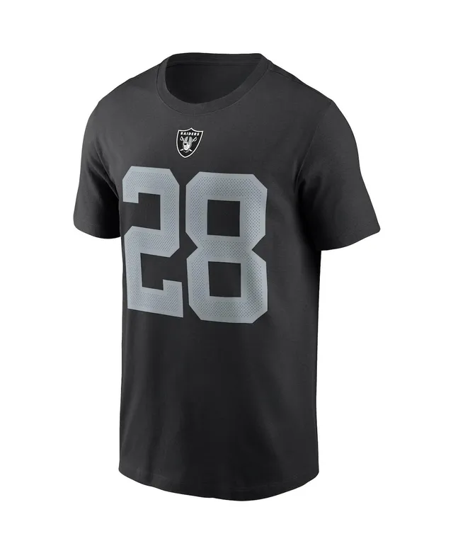 Men's Josh Jacobs Oatmeal Las Vegas Raiders Big & Tall Player Name