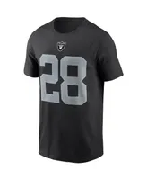 Nike Las Vegas Raiders Men's Pride Name and Number Wordmark T-Shirt Josh Jacobs