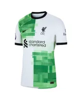 Men's Nike Virgil van Dijk White Liverpool 2023/24 Away Authentic Player Jersey