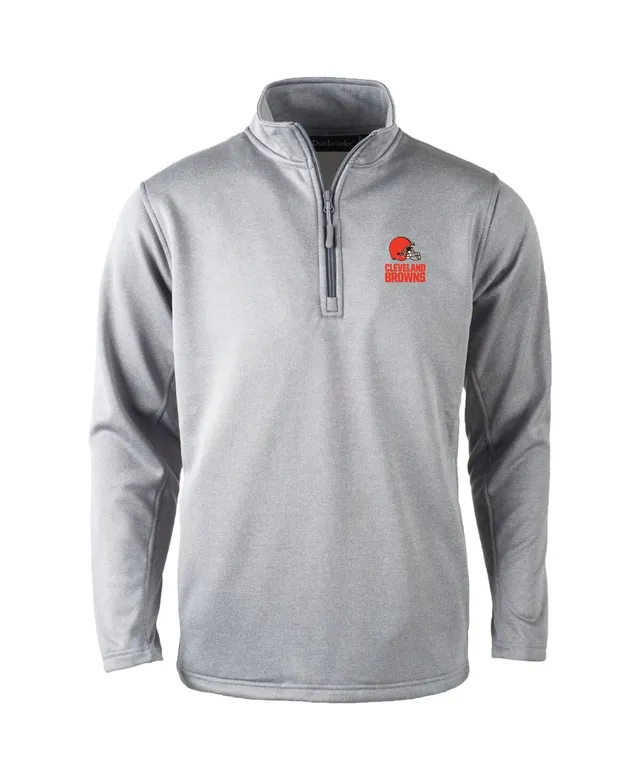 Men's Dunbrooke Heather Gray Miami Dolphins All-Star Tech Quarter-Zip Top