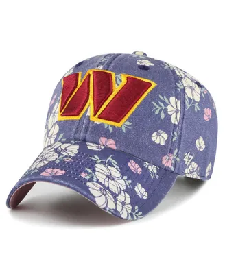 Women's '47 Brand Navy Washington Commanders Primrose Clean Up Adjustable Hat