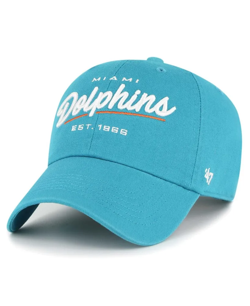 Miami Dolphins '47 Women's Confetti Icon Clean Up Adjustable Hat - Aqua