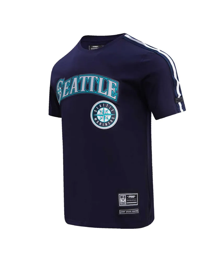 Men's Pro Standard Navy, Seattle Mariners Taping T-shirt