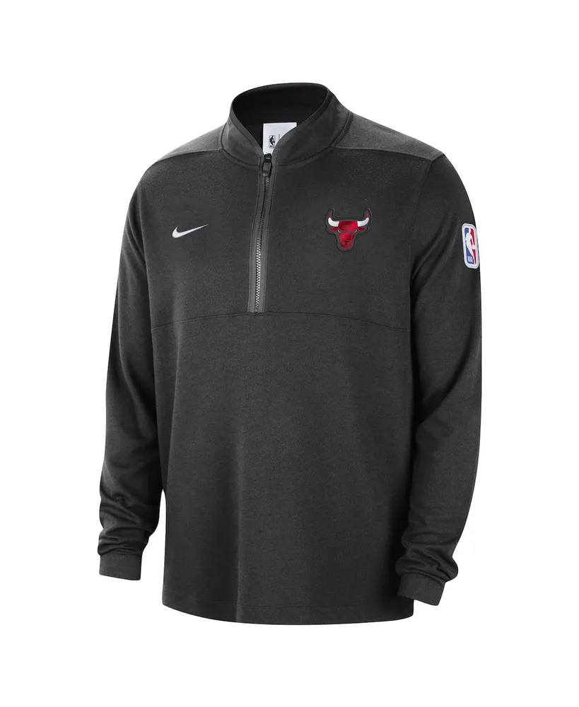 Men's Nike Black Chicago Bulls 2023/24 Authentic Performance Half-Zip Jacket