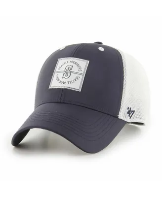 Men's '47 Brand Navy Seattle Mariners Disburse Mvp Trucker Adjustable Hat
