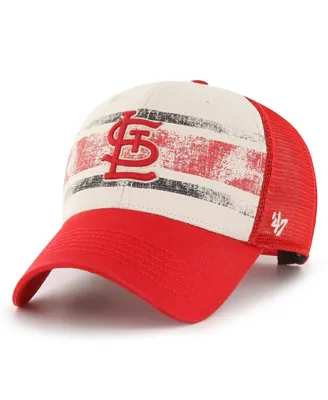 Men's '47 Brand Red St. Louis Cardinals Breakout Mvp Trucker Adjustable Hat