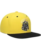 Men's Mitchell & Ness Gold Columbus Crew Breakthrough Snapback Hat