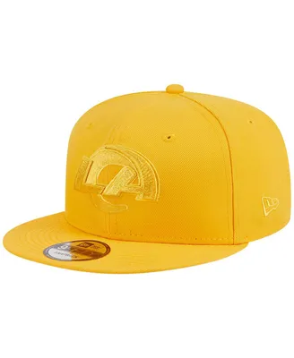 Men's New Era Gold Los Angeles Rams Color Pack 9FIFTY Snapback Hat