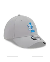 Men's New Era Silver Detroit Lions City Originals 39THIRTY Flex Hat