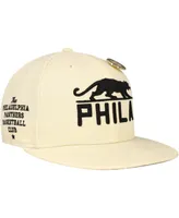 Men's Physical Culture Cream Philadelphia Panthers Black Fives Fitted Hat