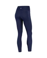 Women's Navy Notre Dame Fighting Irish 7/8 Ribbed Pocket iLeggings