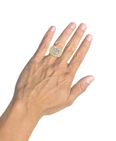 Men's Diamond Halo Cluster Ring (5 ct. t.w.) in 10k Gold