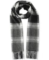 Club Room Men's Maxwell Plaid Cashmere Scarf, Created for Macy's