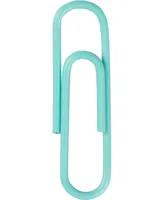 Jam Paper Colorful Standard Paper Clips - Regular 1" - Paperclips - 100 Per Pack