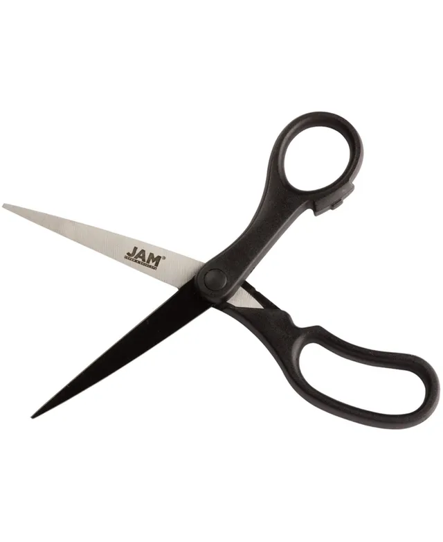 Jam Paper Multi-Purpose Precision Scissors - 8 - Ergonomic Handle  Stainless Steel Blades - Sold Individually