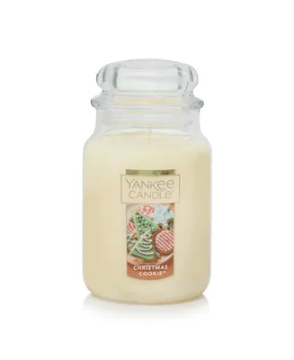 Yankee Candle Christmas Cookie Original Large Jar Glass Candle 22 Ounce