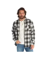 Px Clothing Men's Wool Plaid Shirt Jacket