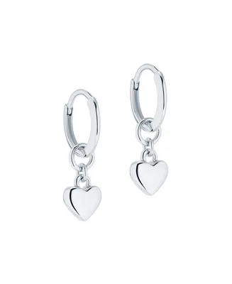 Harrye: Tiny Heart Huggie Earrings For Women