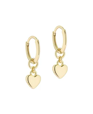 Harrye: Tiny Heart Huggie Earrings For Women