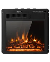 18'' Electric Fireplace Insert 5100 Btu Freestanding Heater with Remote Control