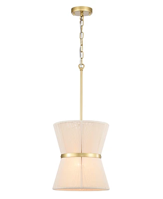 Alice 12" 1-Light Indoor Finish Pendant Light with Light Kit