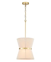 Alice 12" 1-Light Indoor Finish Pendant Light with Light Kit