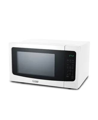 Commercial Chef 1.6 Cu. Ft. Counter Top Microwave,White