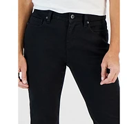 Style & Co Petite Mid-Rise Curvy Roll-Cuff Capri Jeans, Created for Macy's