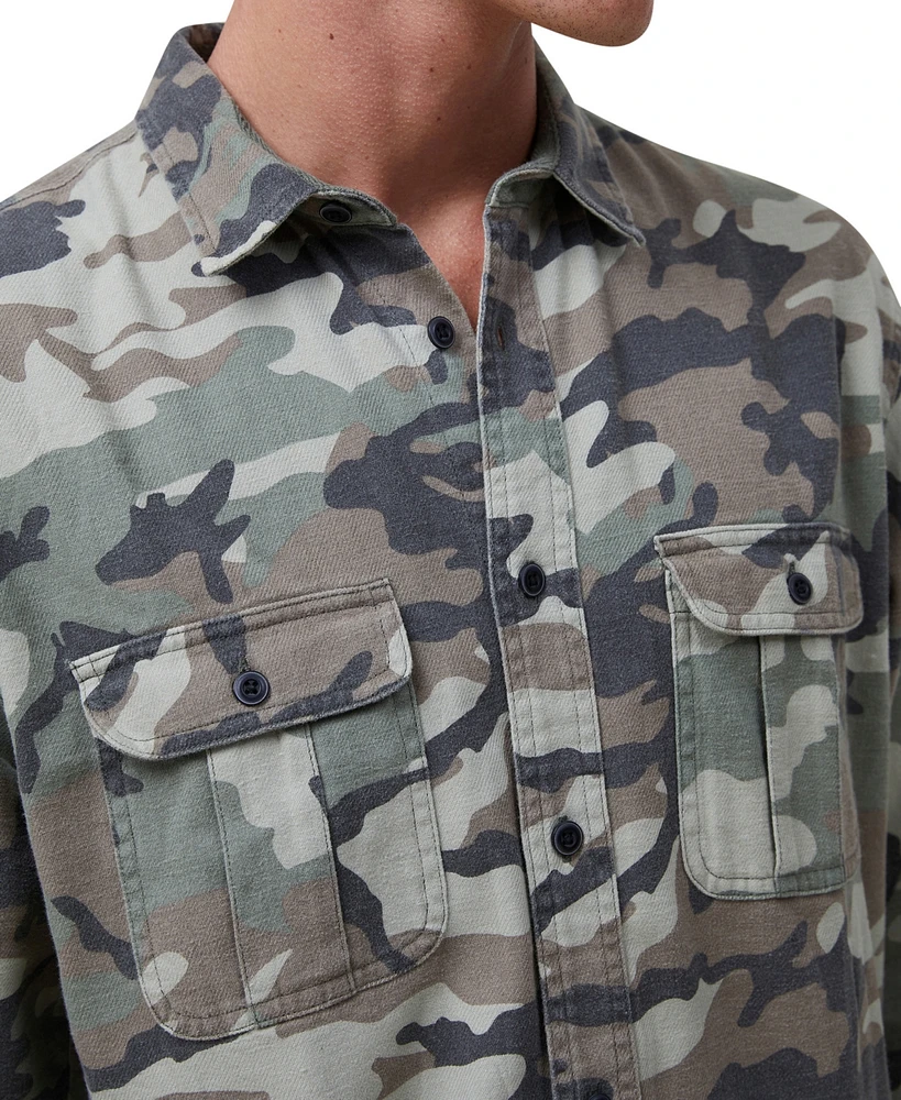 Cotton On Men's Greenpoint Long Sleeve Shirt