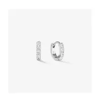 Ana Luisa Huggie Hoop Earrings - Suzanne Silver