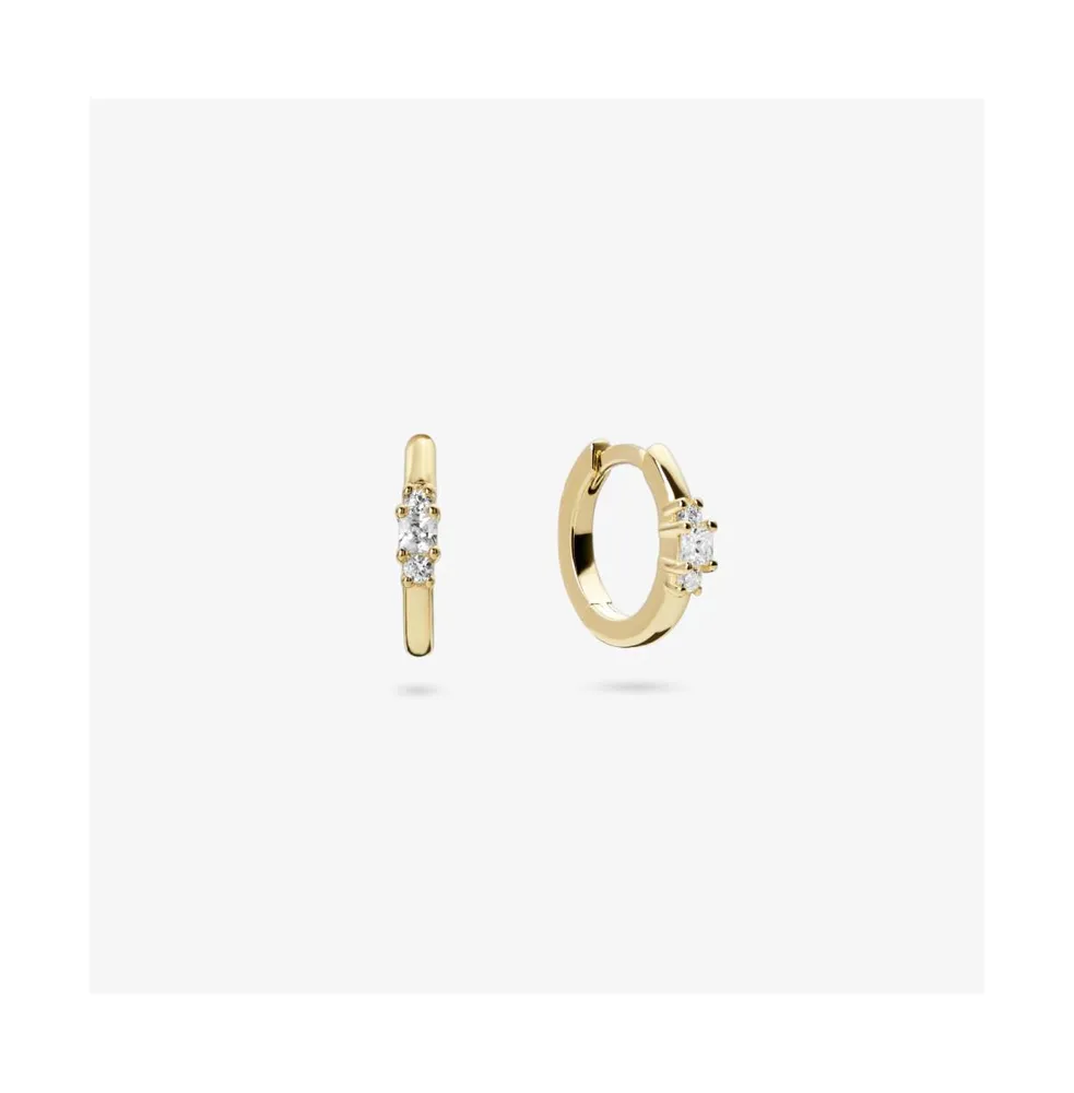 Ana Luisa Gold Huggie Hoops - Kodi