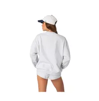 California girl oversized sweatshirt - Gray