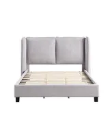 Haydan Boucle Upholstered Queen Bed