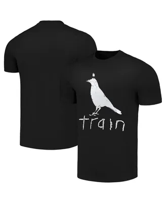 Men's Black Train White Crow T-shirt
